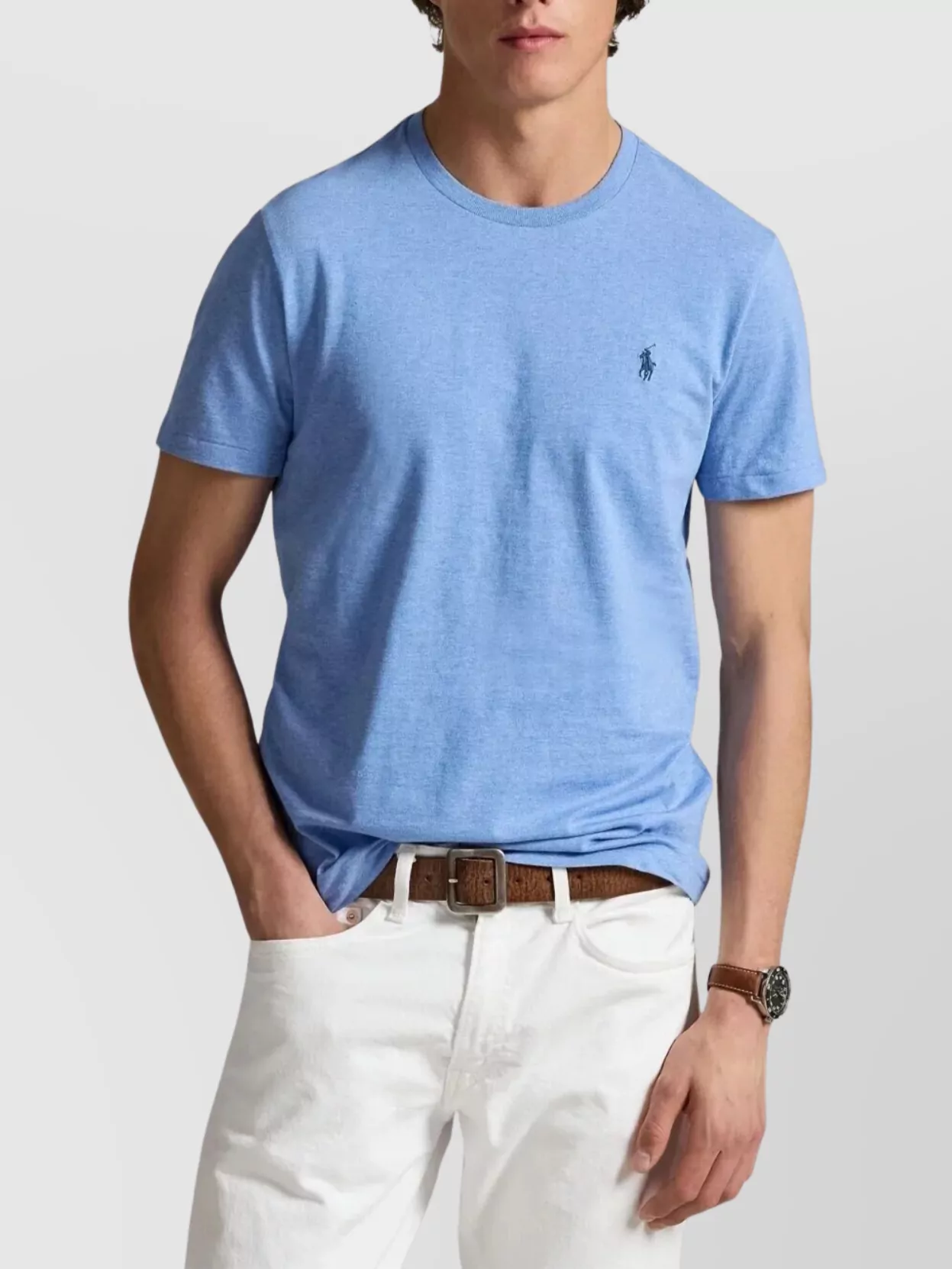 Polo Ralph Lauren Fitted Crew Neck Jersey T-Shirt
