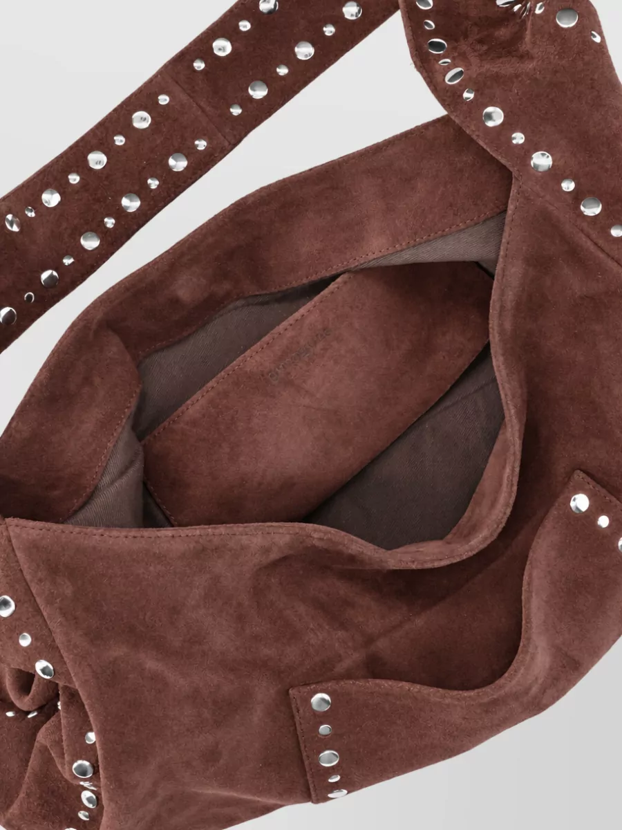 Gimaguas Suede Leather Maxi Tote Bag
