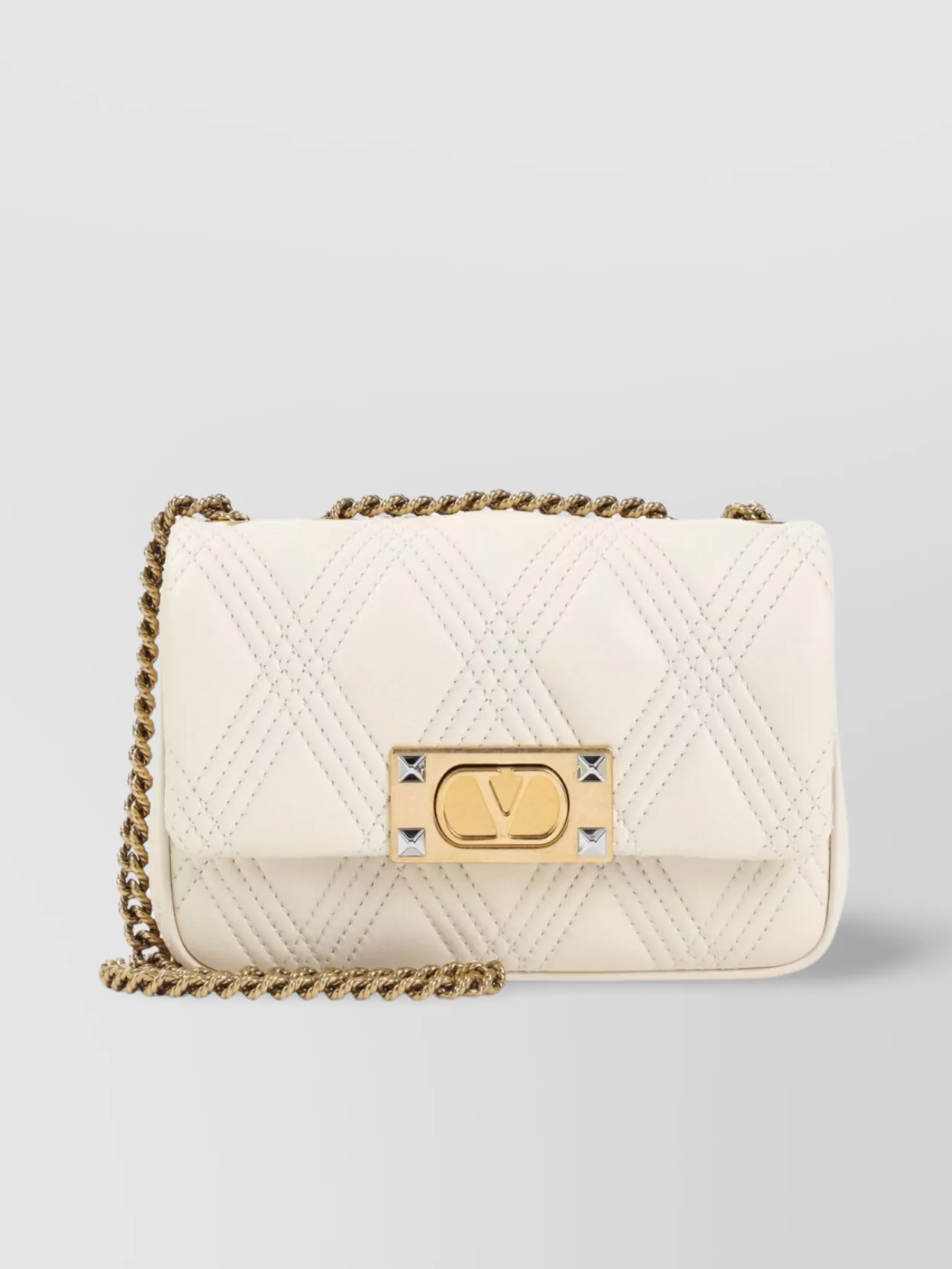 Valentino Garavani Quilted Small Shoulder Bag Chain Strap