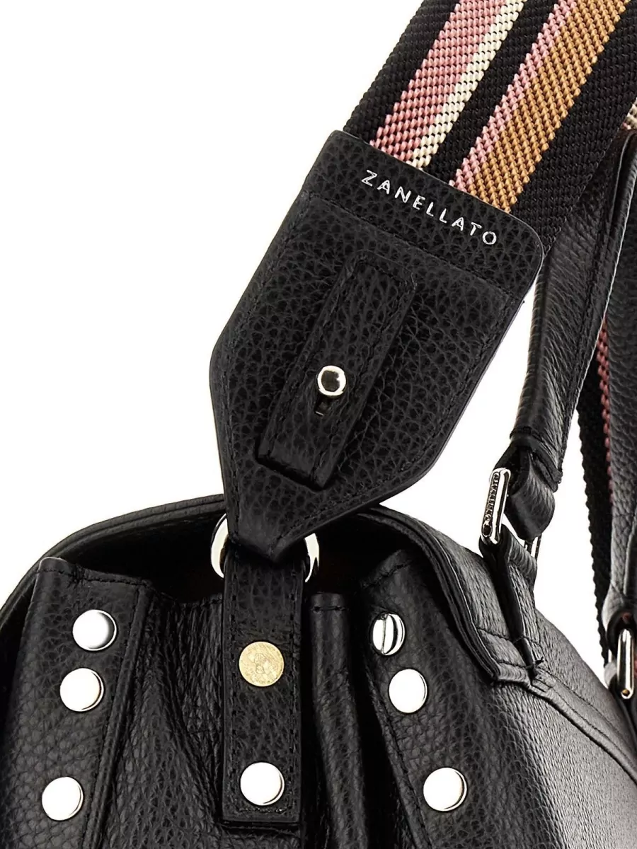 Zanellato Leather Studded Tote Bag