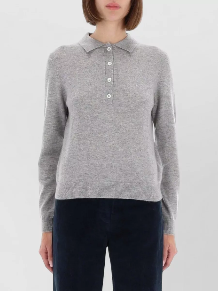 Aspesi Cashmere Regular-Fit Polo Shirt