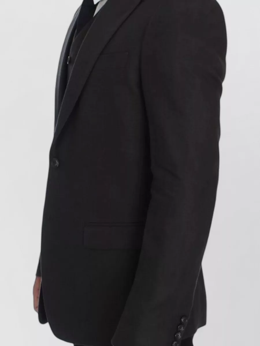 Dolce&Gabbana Linen Slim-Fit Blazer