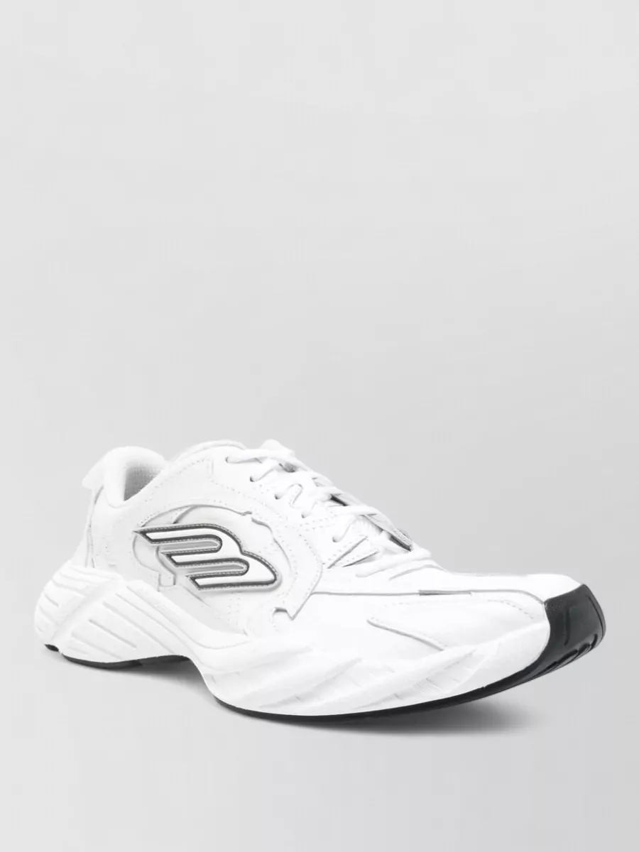 Balenciaga leather low-top lace-up sneakers