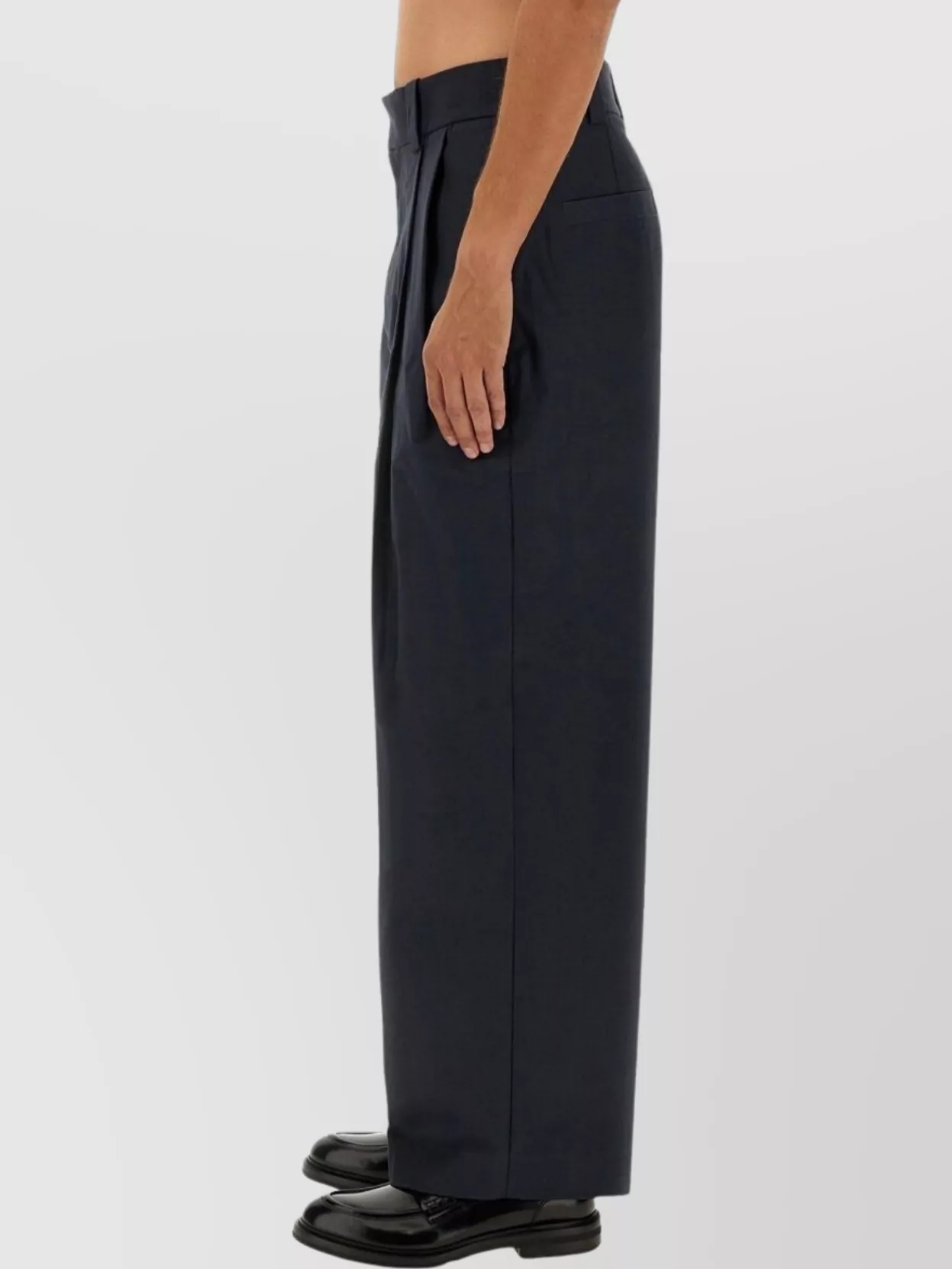 Jacquemus "Martius" Wide Leg Trousers With Front Pleats