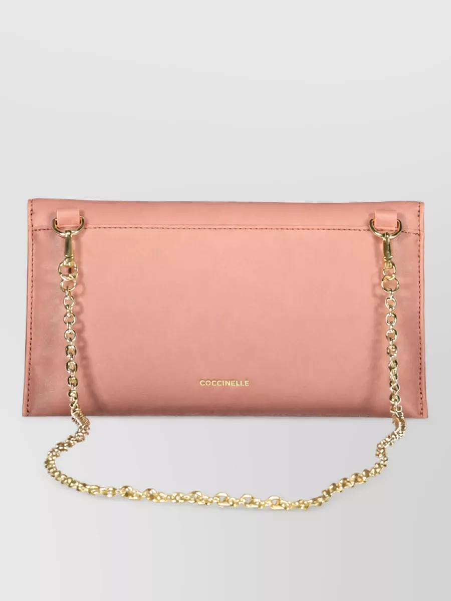 Coccinelle leather clutch bag