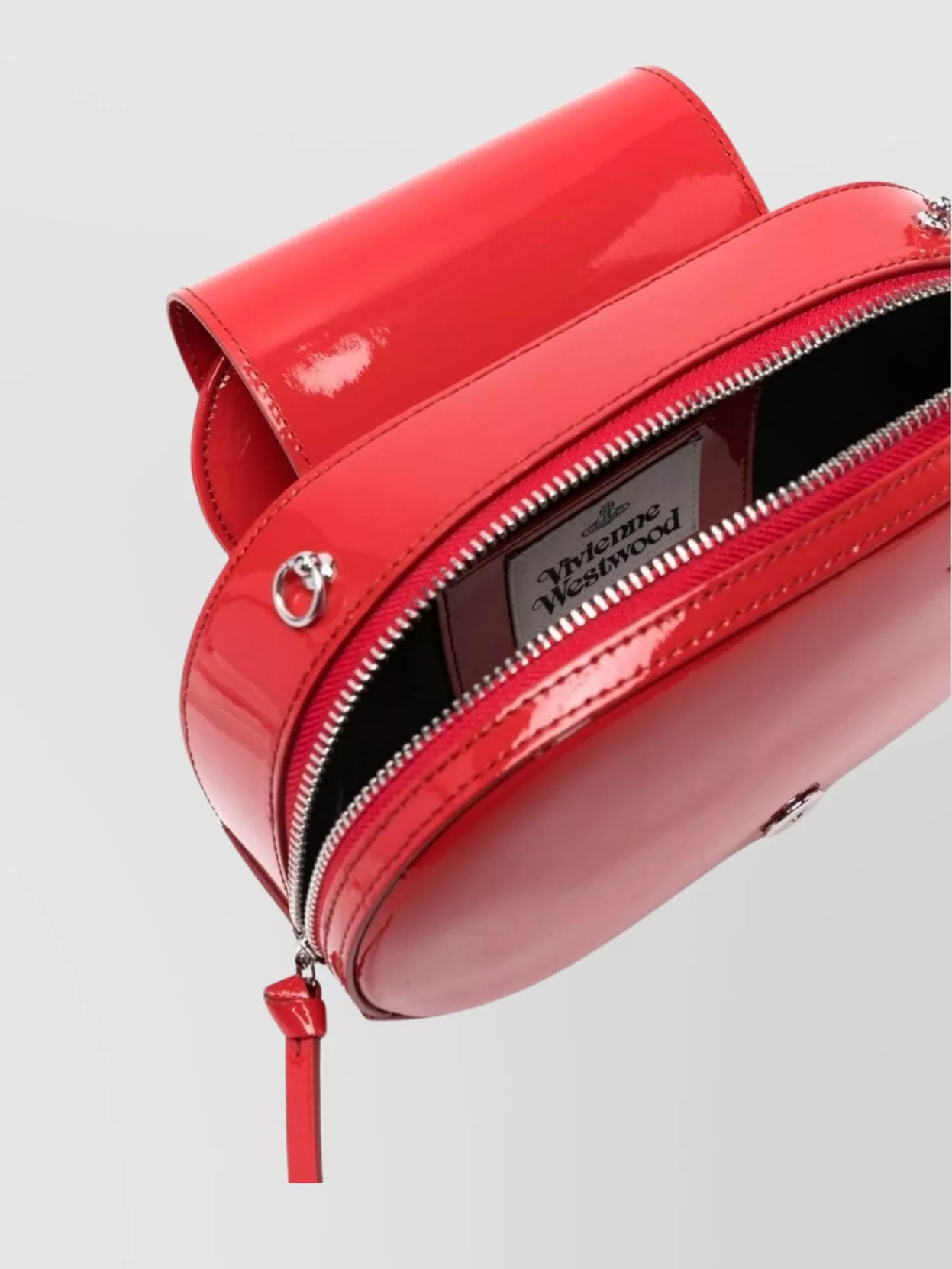 Vivienne Westwood Heart Patent Shoulder Bag