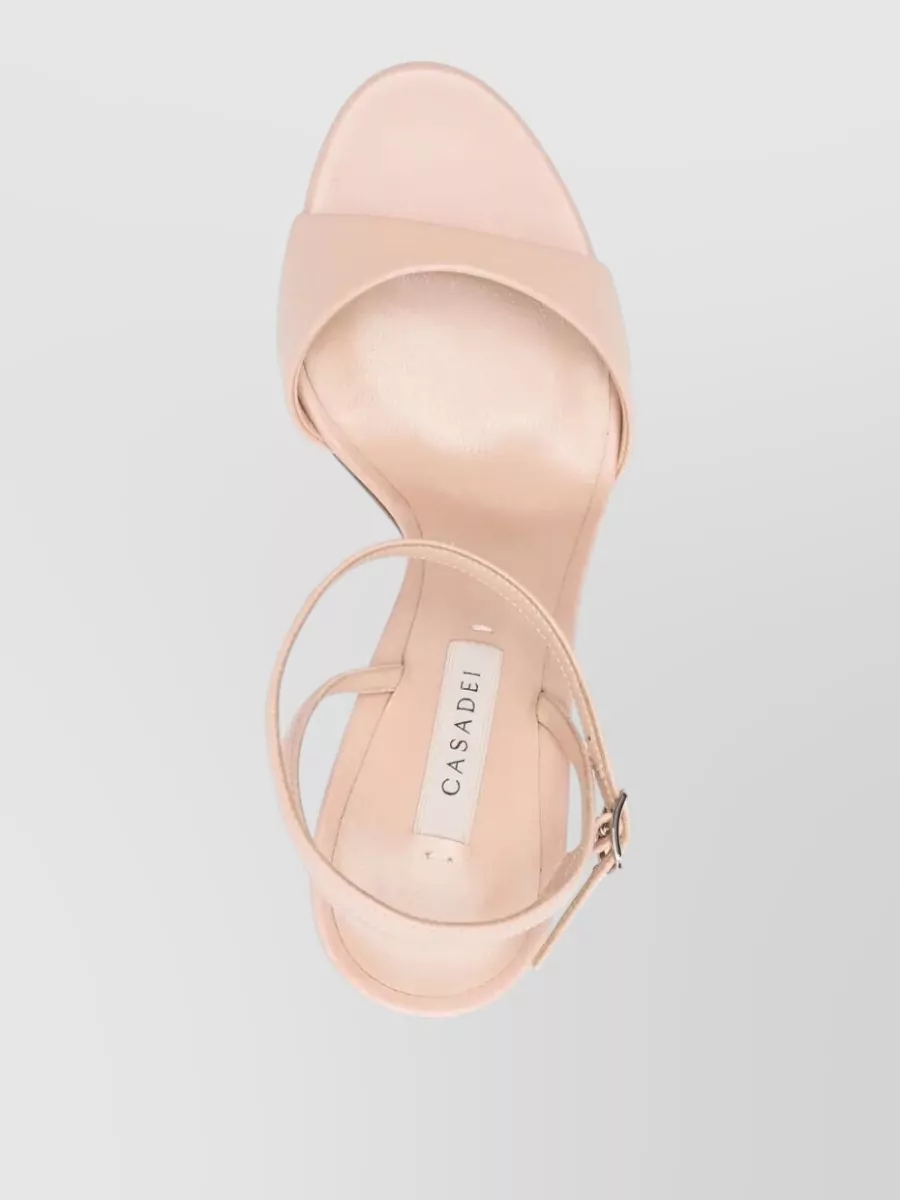 Casadei Julia Jolly Minorca Leather Sandals Ankle Strap