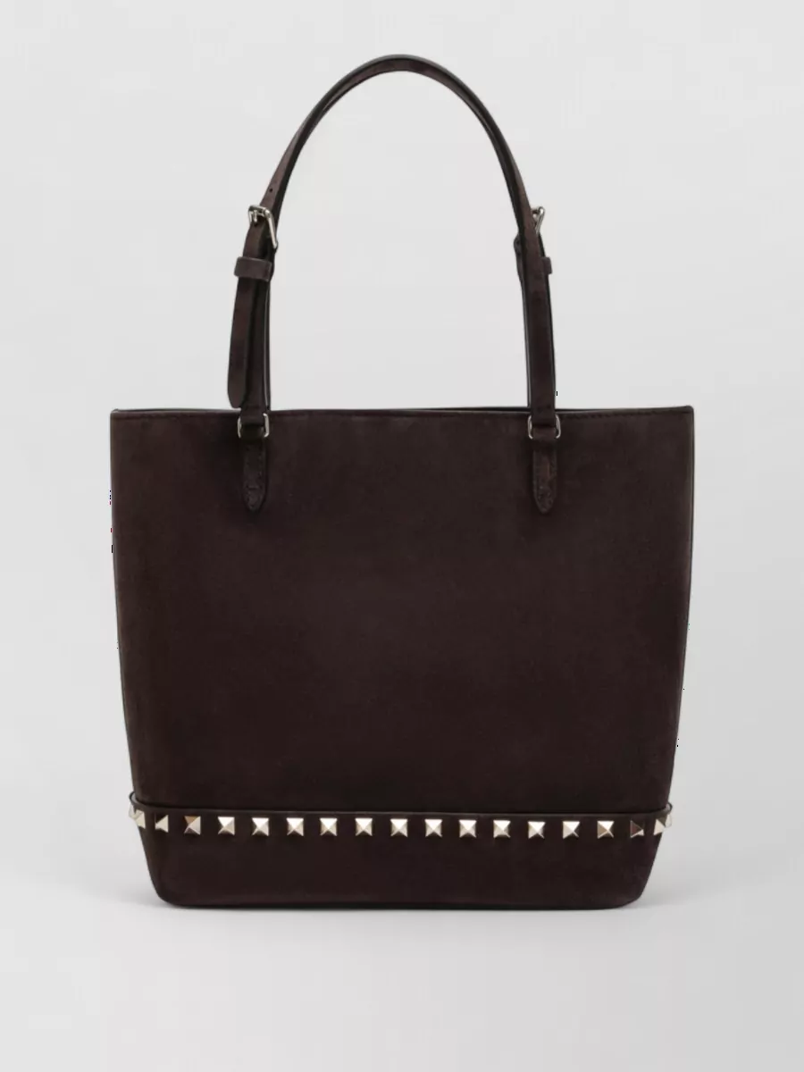 Valentino Garavani small suede tote bag