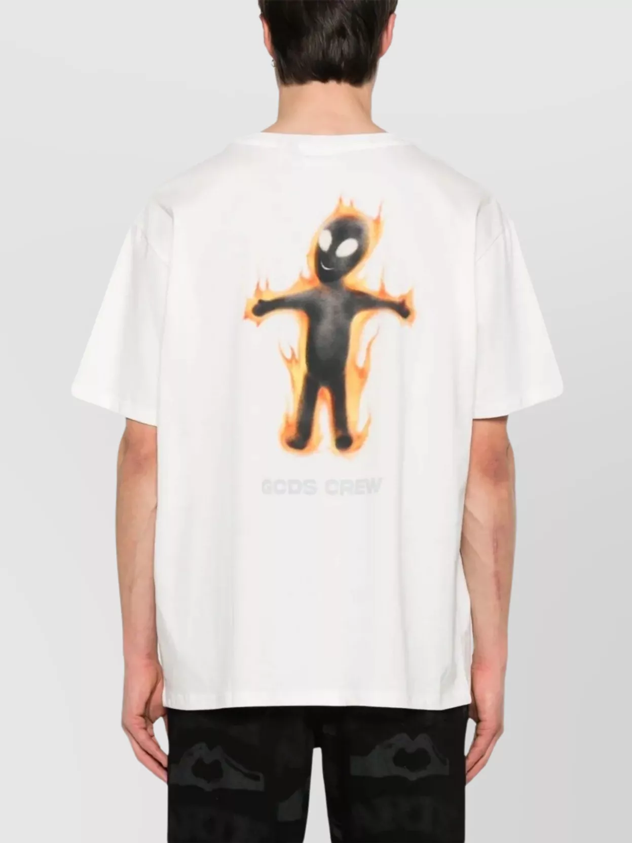 Gcds Flames Oversize T-Shirt Wirdo