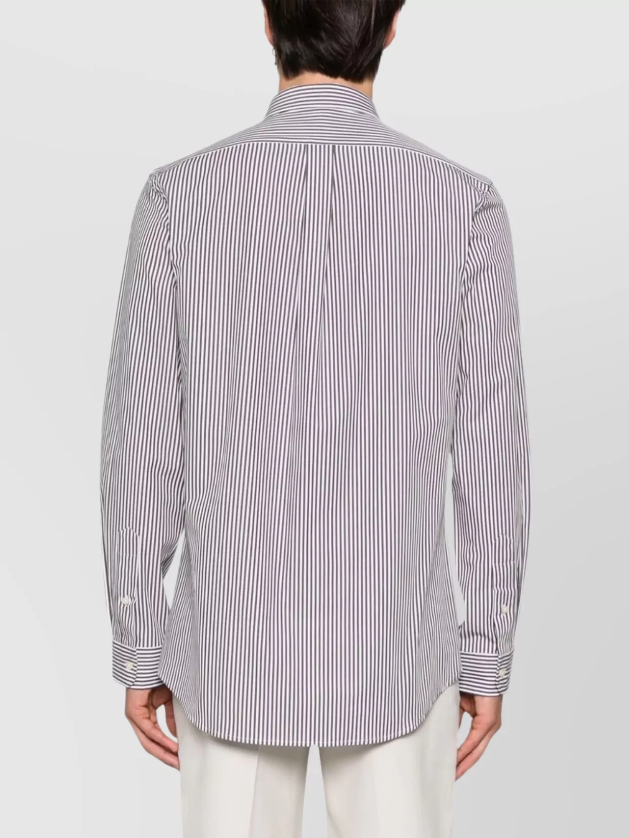 Ralph Lauren Striped Cotton Blend Shirt