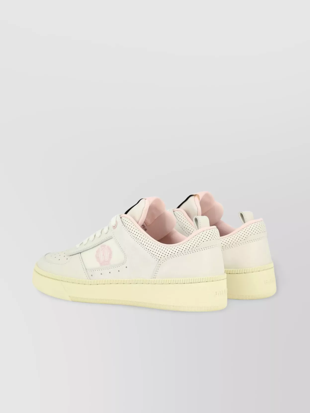 Bally Perforated Pull Tab Rubber Sole Sneakers