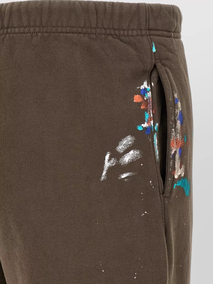 Gallery Dept. Cotton Logo Print Straight Leg Track Pants