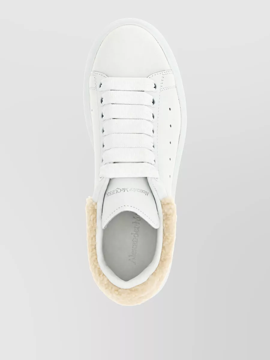 Mc Queen Leather low-top sneakers