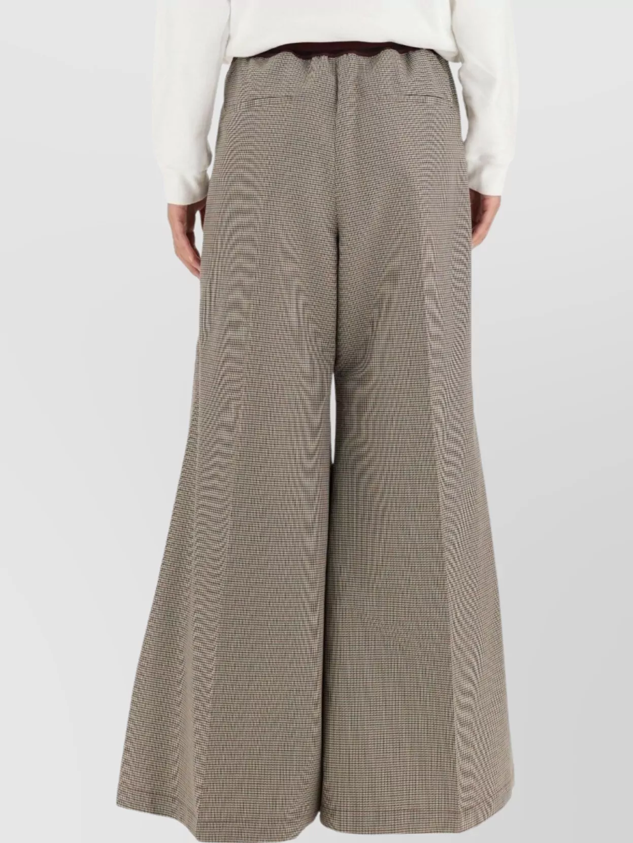 Marni High-rise Pleated Wide-leg Trousers With Belt Loops