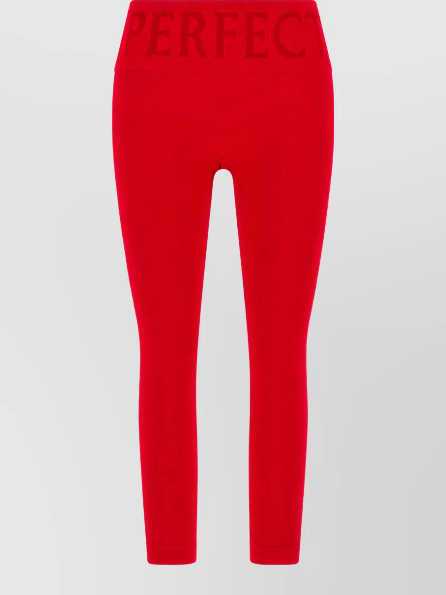 Perfect Moment cashmere-blend ribbed high-rise leggings