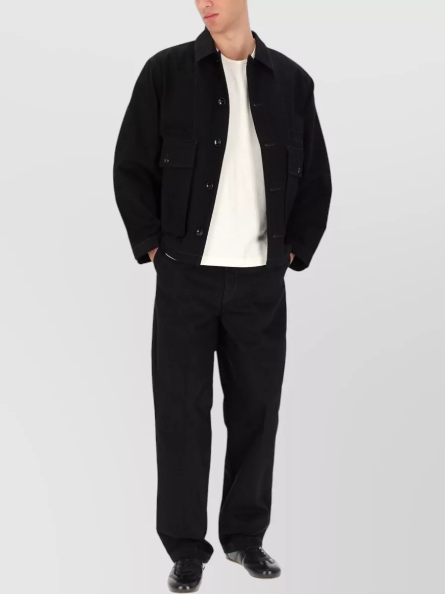 Lemaire Tailored Trousers Featuring Belt Loops And Pockets