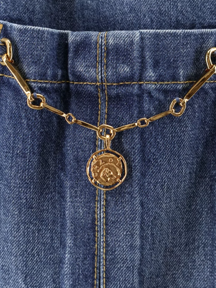 Chloé Gathered Denim Jacket