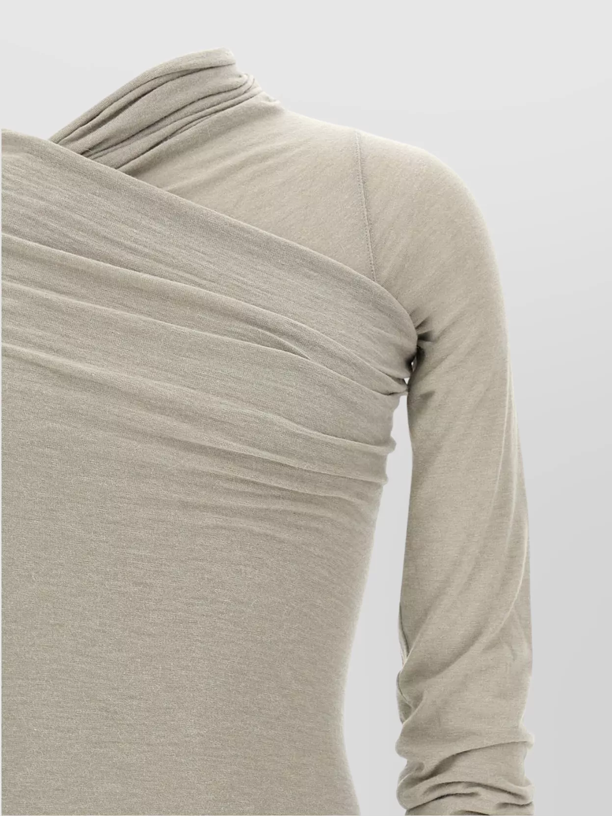 Rick Owens Hollywood Banana Long-sleeved T-shirt In Neutral
