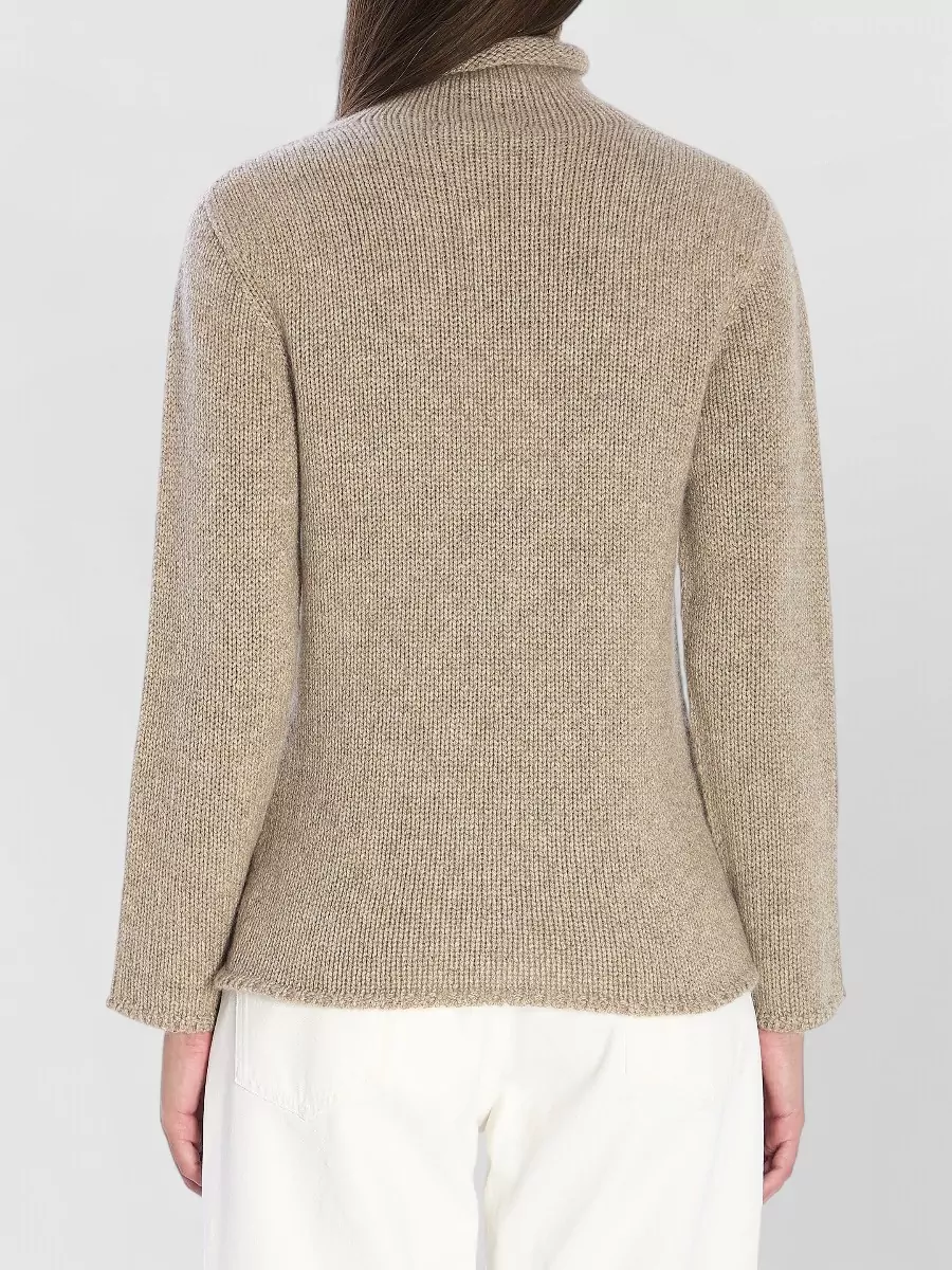 The Row Cashmere Turtleneck Sweater Seamless Design