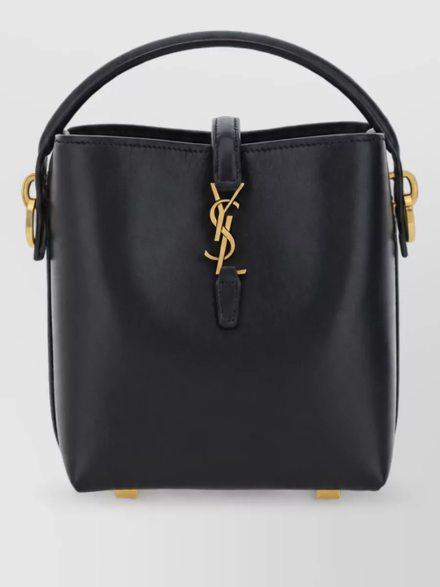 Saint Laurent calf leather bucket bag