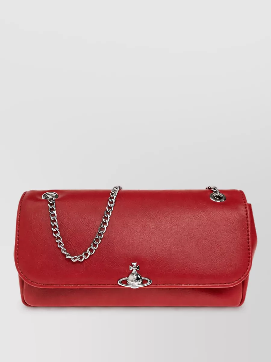 Vivienne Westwood Orb Polyester Chain Shoulder Bag