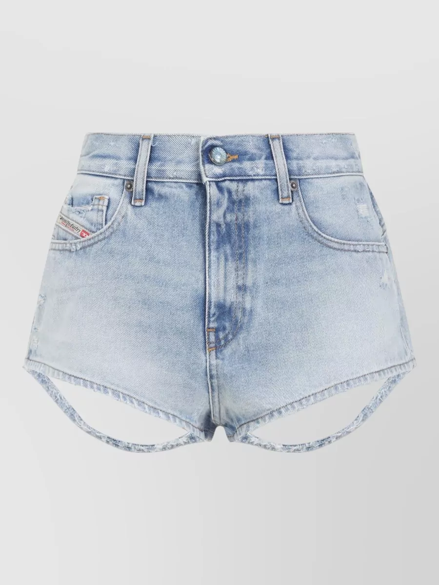 Diesel De Lunar Shorts Belt Loops Patch Pocket