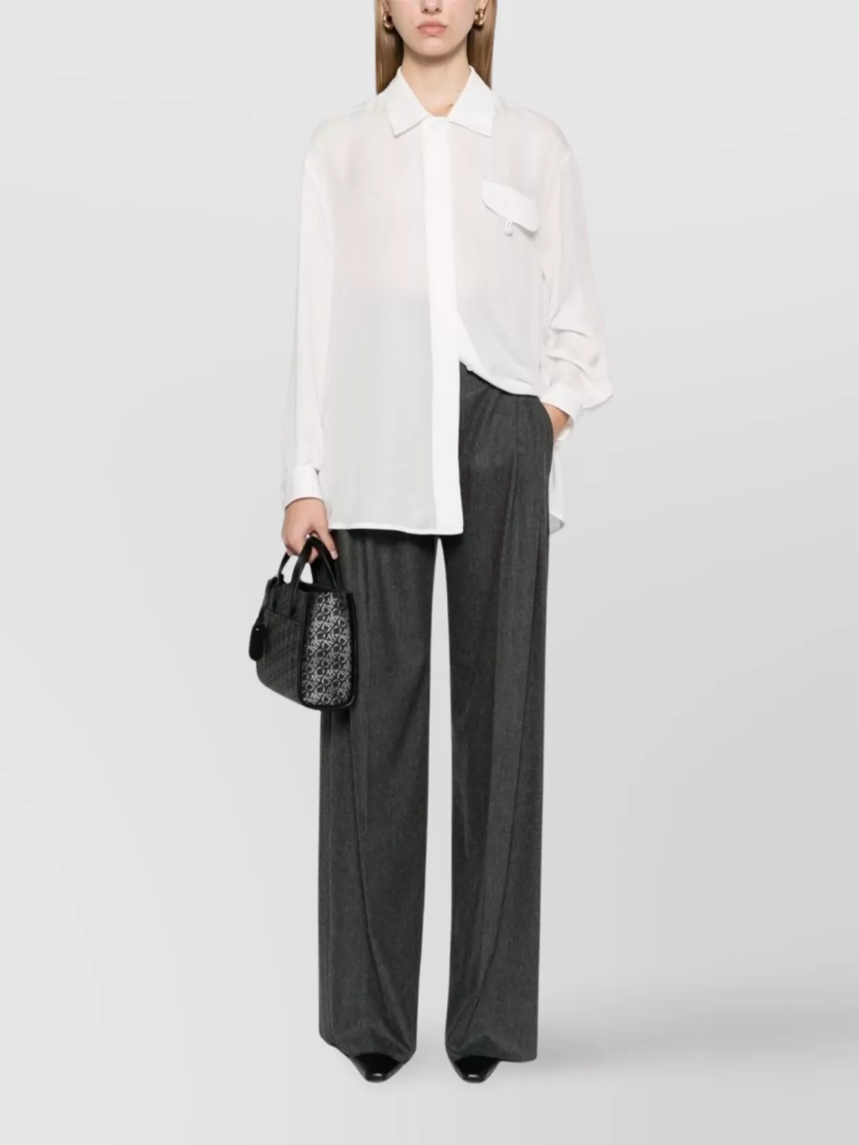 Emporio Armani Trousers Wool Belt Loops
