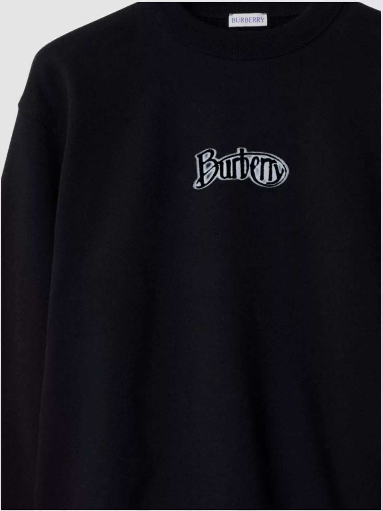 Burberry Crew Neck Logo Sweatshirt
