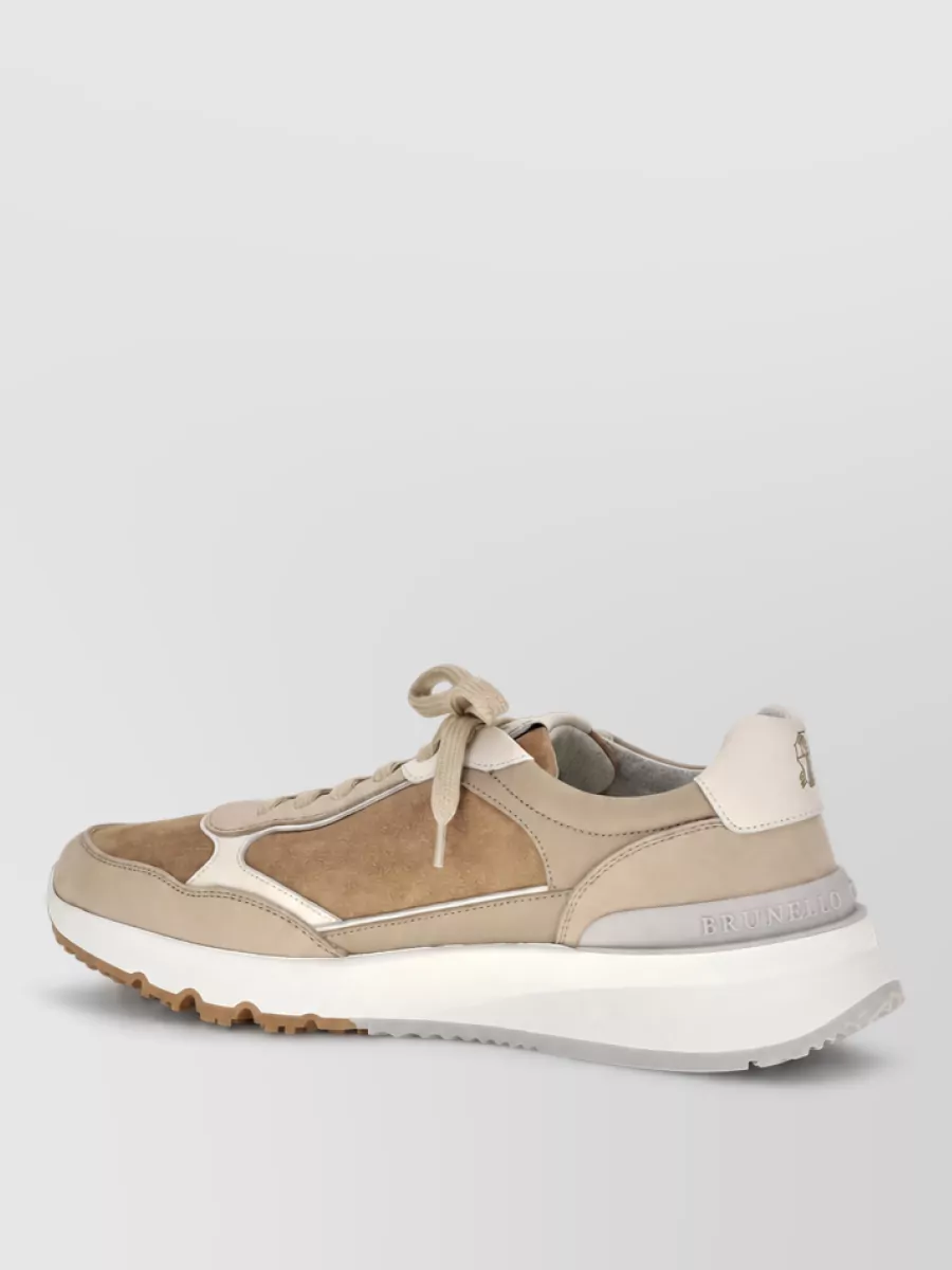 Brunello Cucinelli Leather Low-Top Sneakers