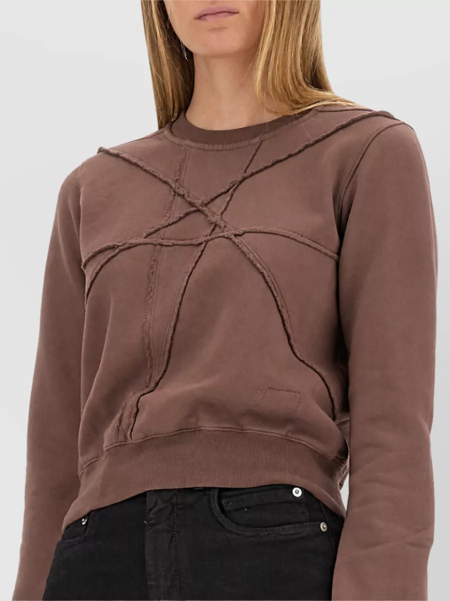 Rick Owens Drkshdw Cropped Sweatshirt