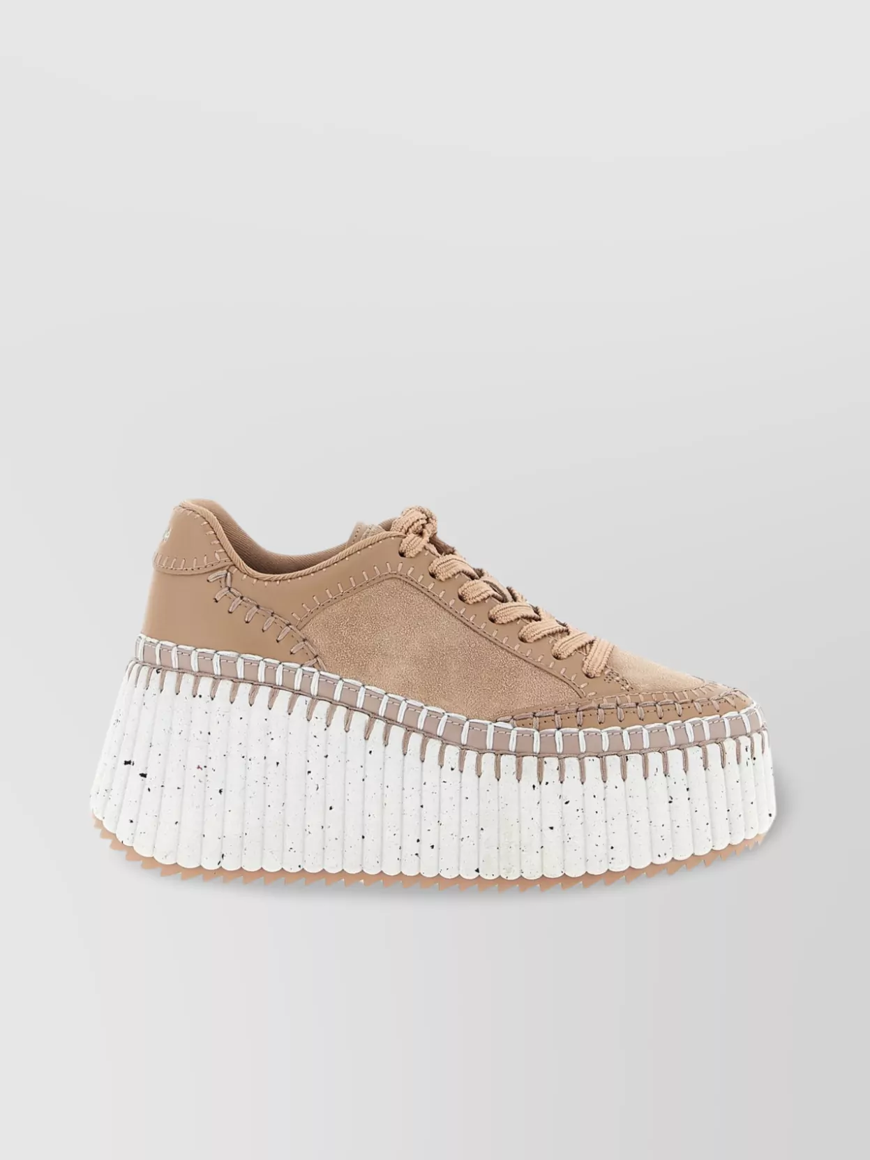Chloé Platform Sneakers Elevated Round Toe