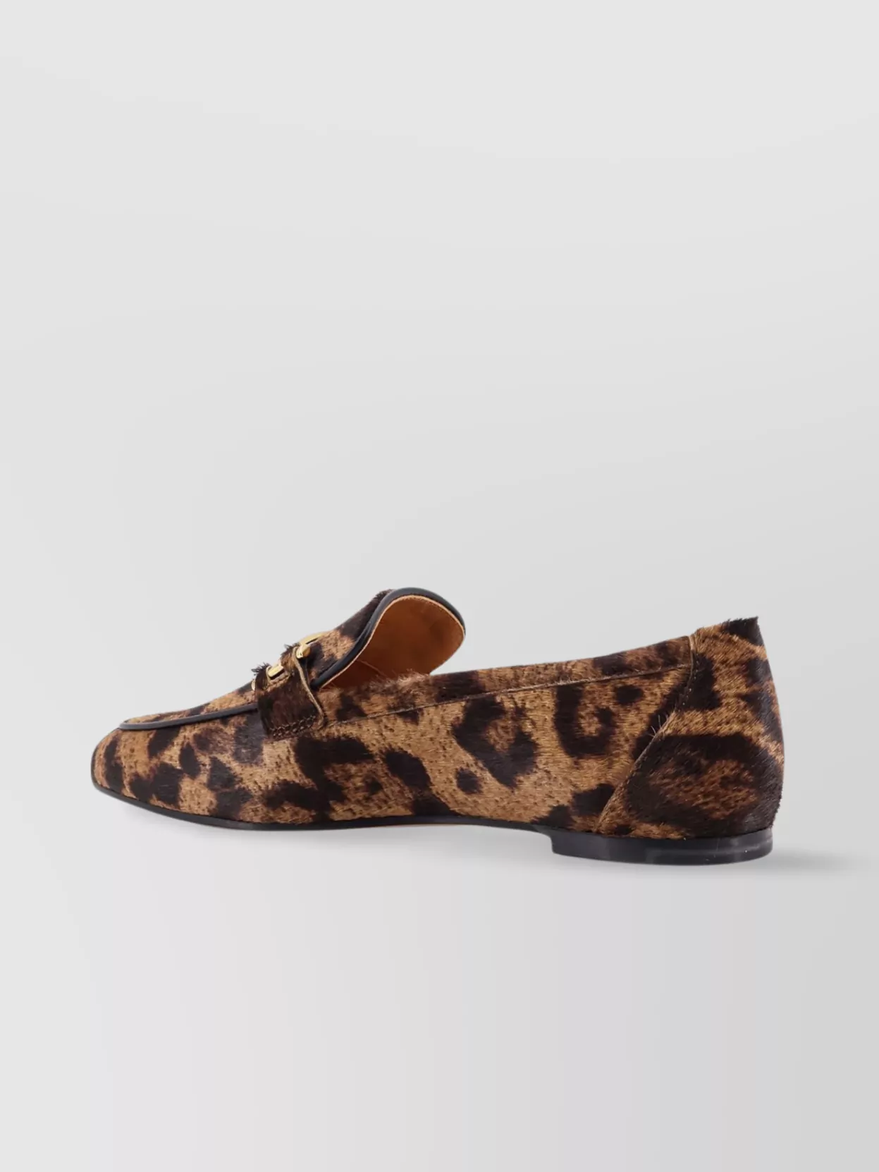 Tod's Animal Print Leather Loafers