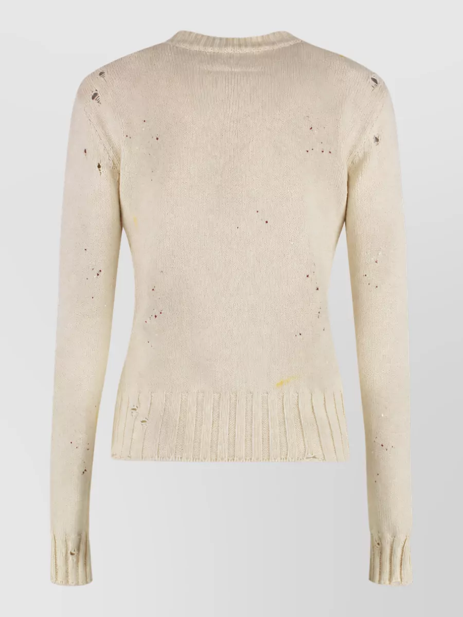 Mm6 Maison Margiela Printed Cotton Sweatshirt