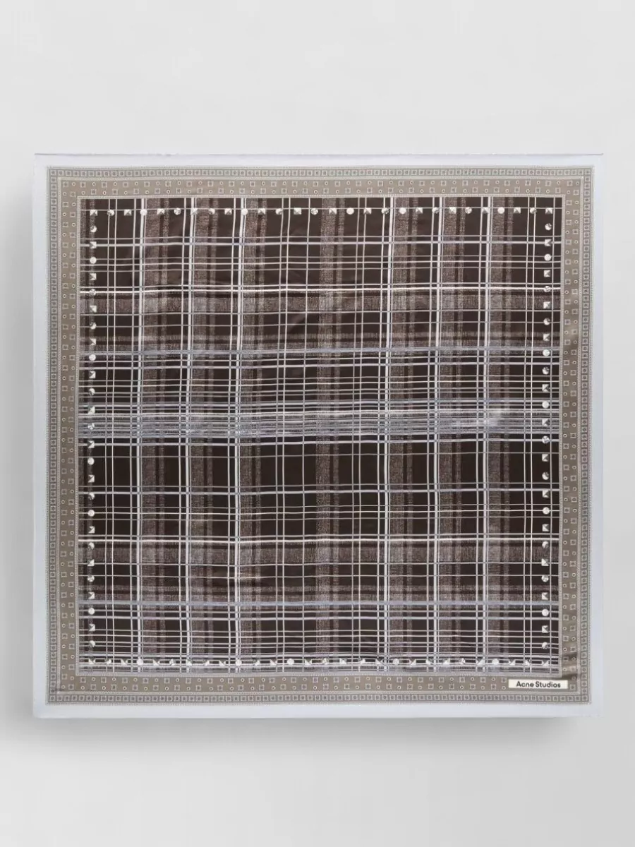 Acne Studios silk printed foulard