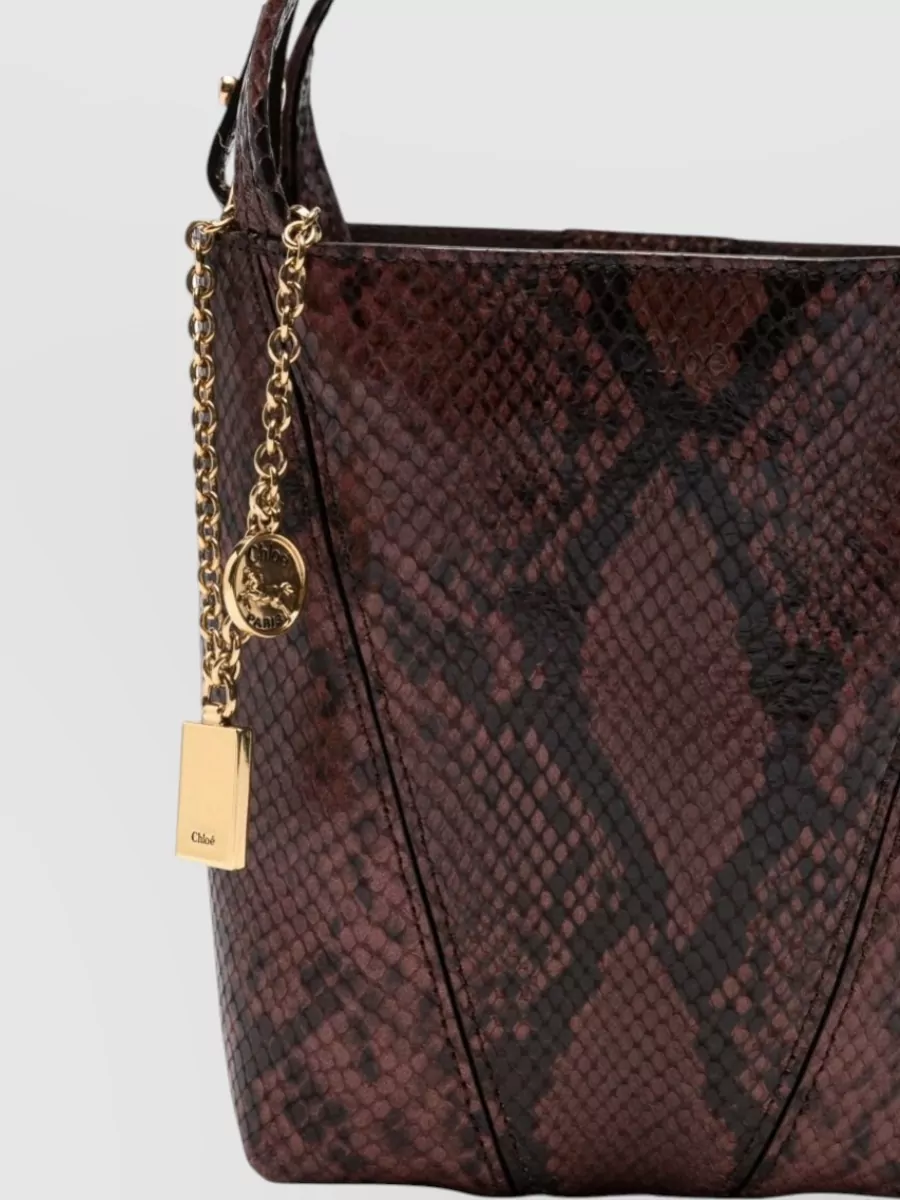 Chloé Chloé Spin Leather Shoulder Bag