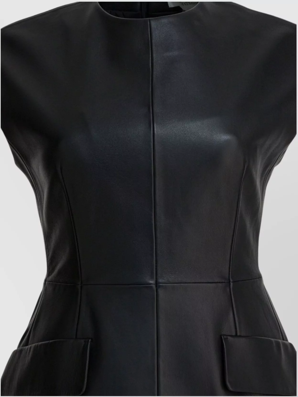 Sportmax Sleeveless Dress With Structured Silhouette And Pockets