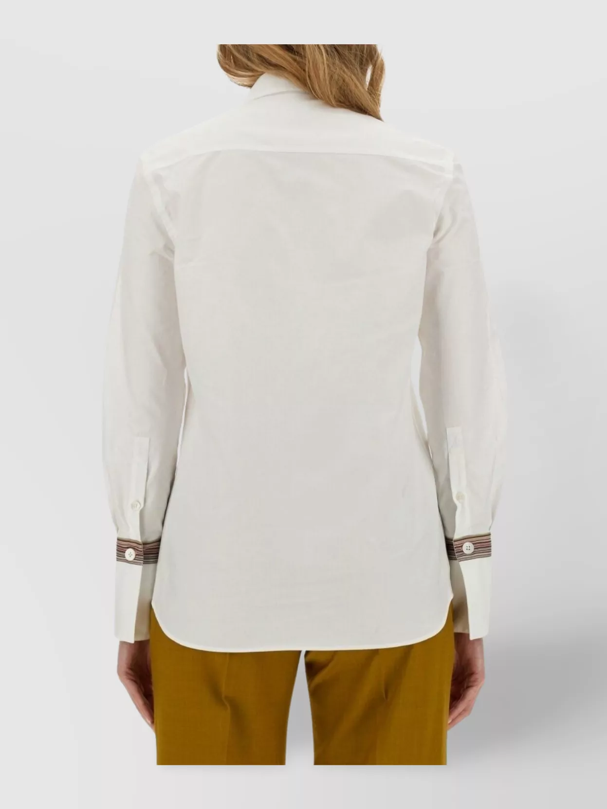 Paul Smith Collared Cotton Shirt With Long Sleeves