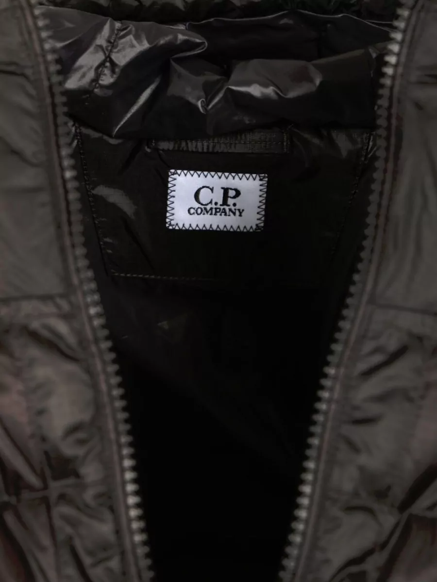 C.p. Company Down Hooded Quilted Puffer Jacket