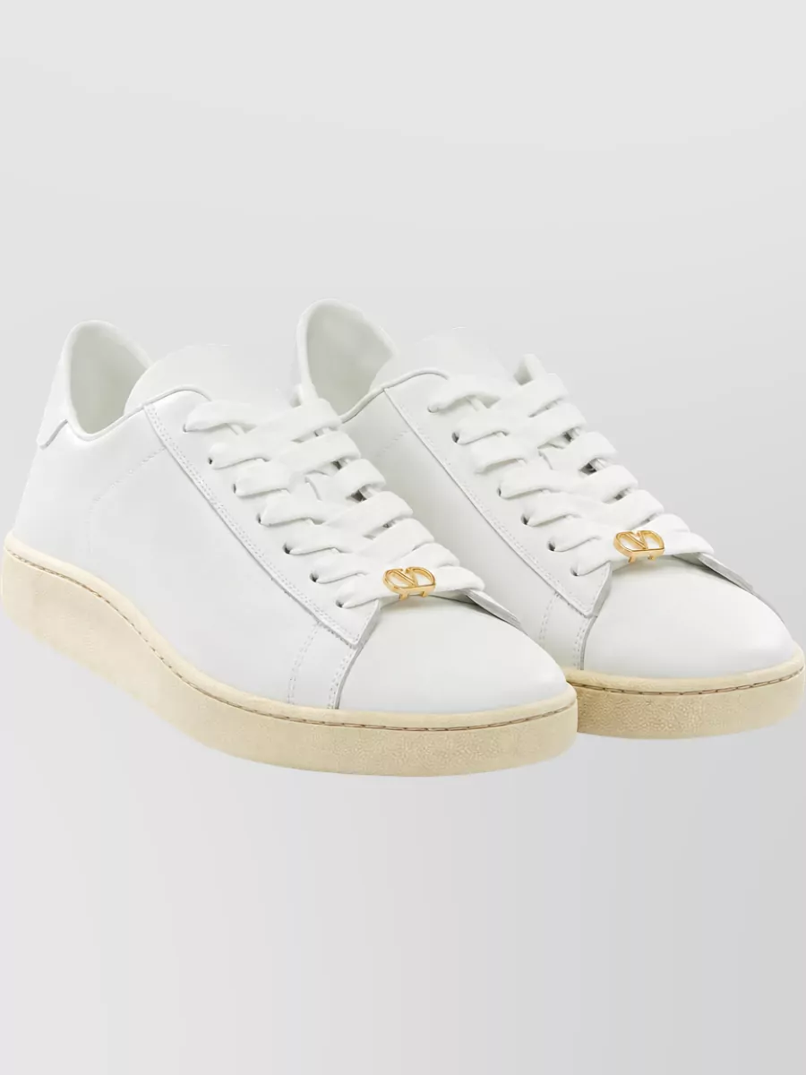 Valentino Garavani Leather Low-Top Sneakers