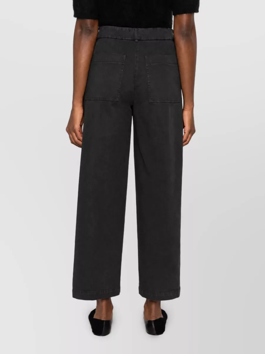 Via Masini 80 Pleated Denim Trousers