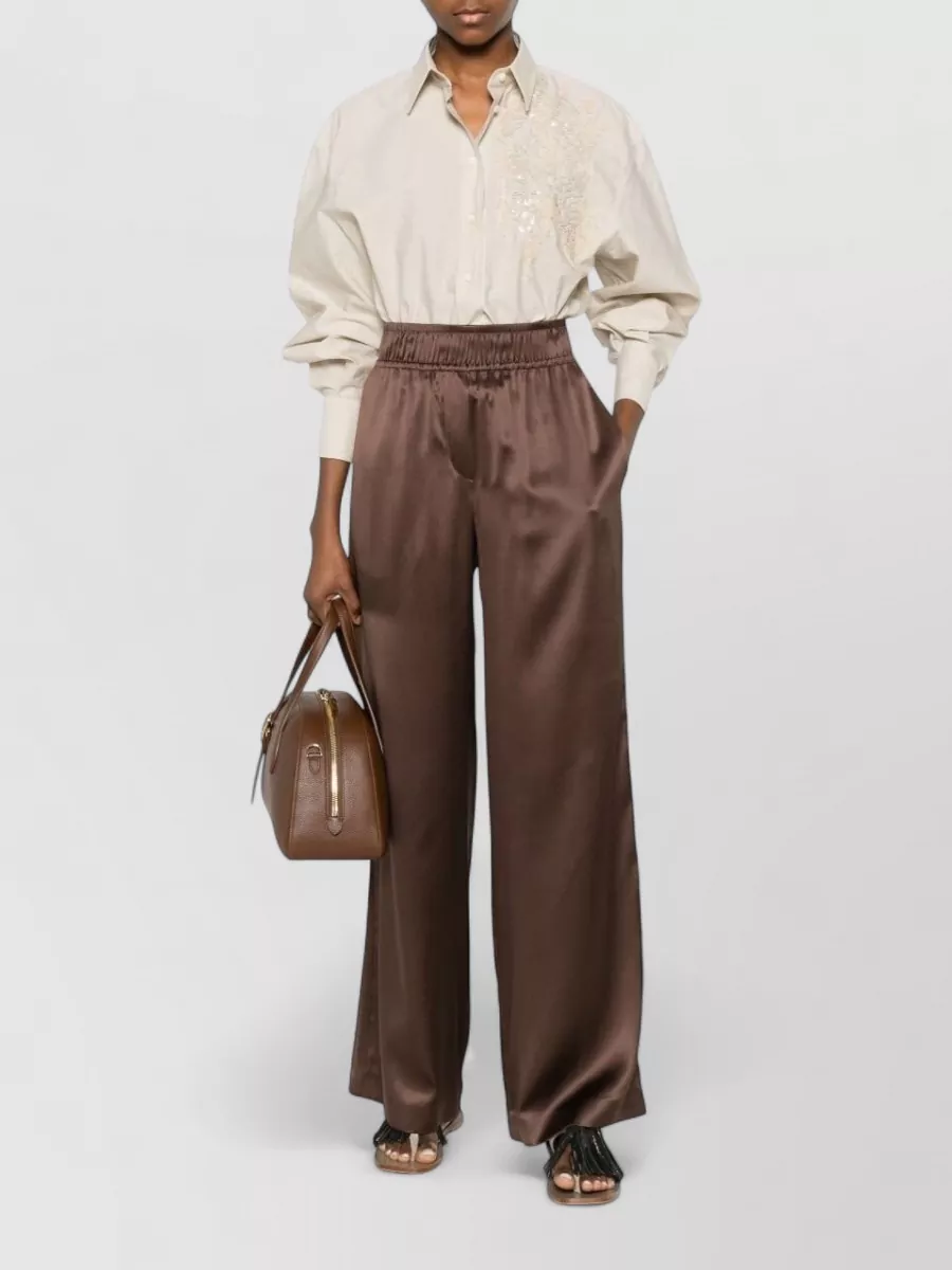 Brunello Cucinelli Embellished Cotton-Blend Shirt