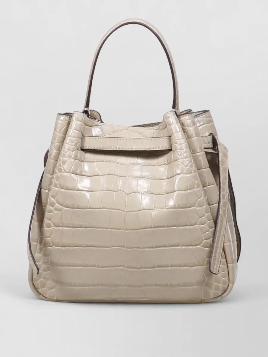 Tory Burch romy small leather bucket bag