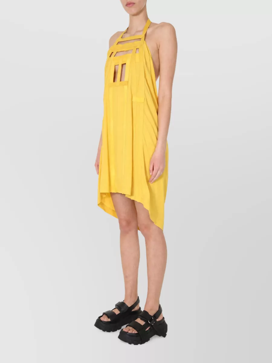 Rick Owens Silk Blend Midi Beach Dress