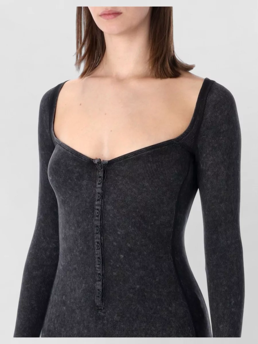 Diesel Ribbed Midi Dress
