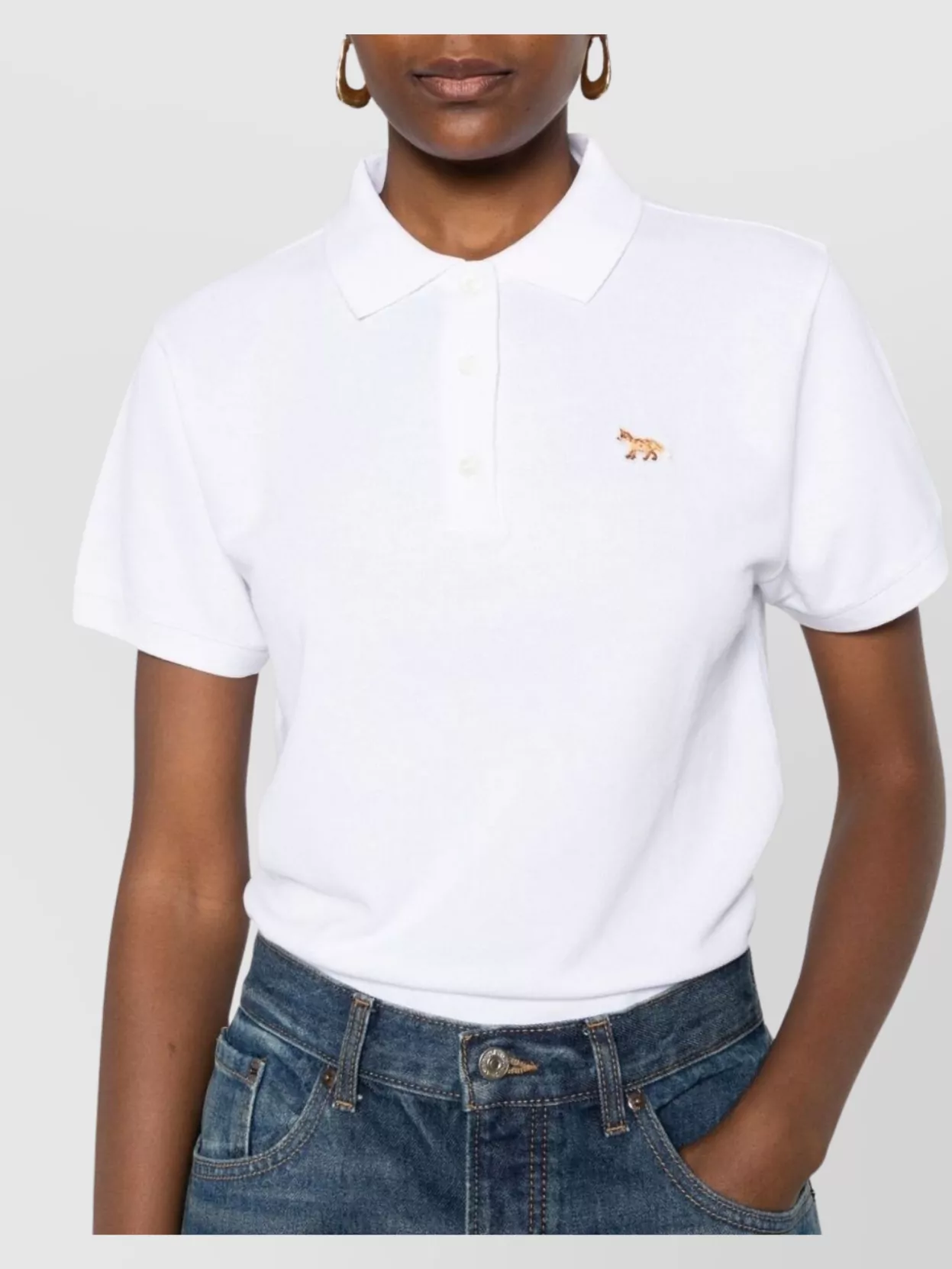 Maison Kitsuné Cotton Polo Shirt Short Sleeves