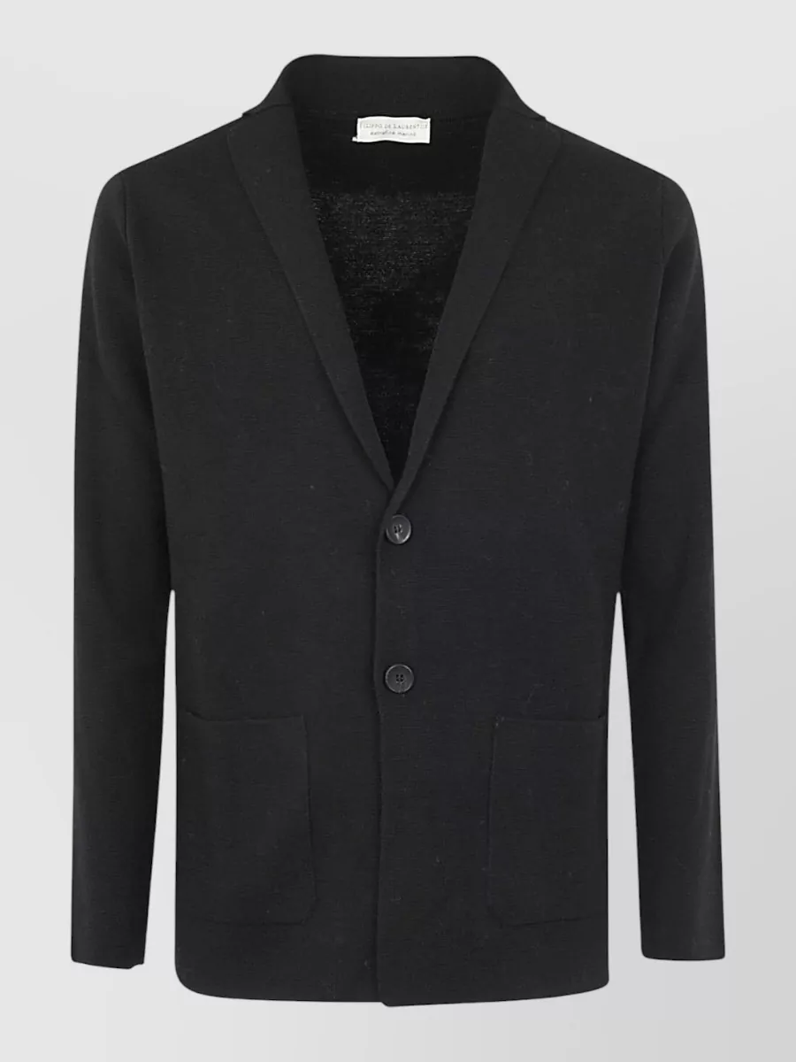 Filippo De Laurentis virgin wool single-breasted jacket
