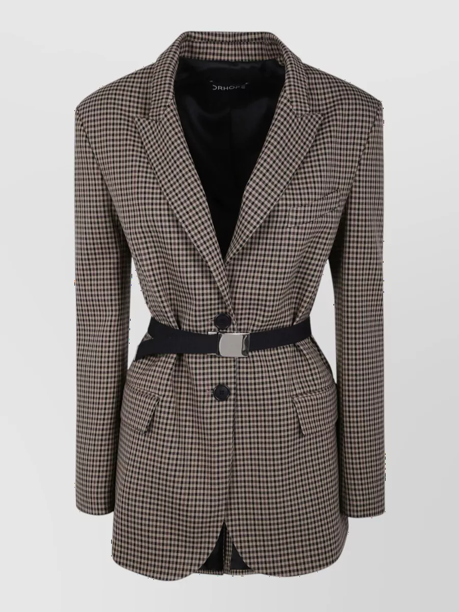DrHope belted blazer