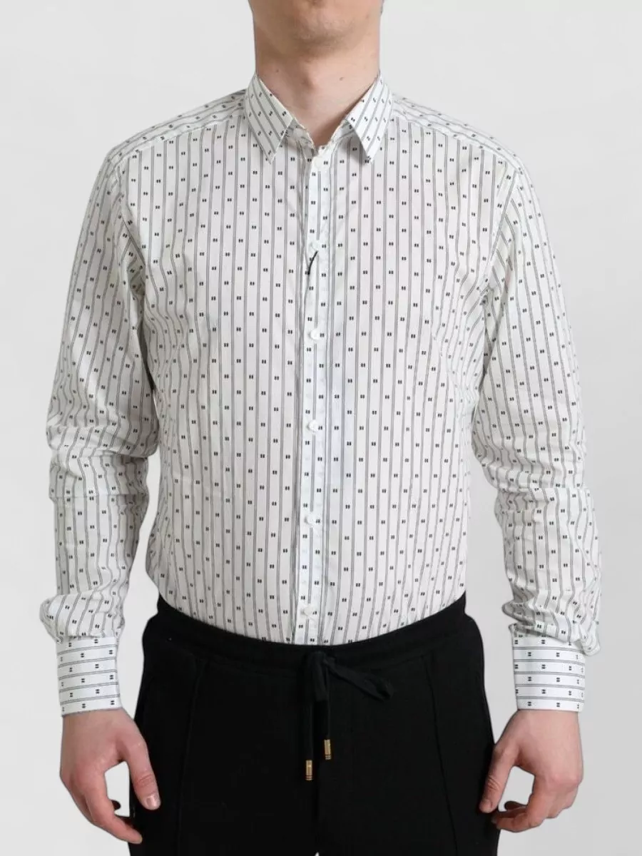 Dolce&Gabbana striped long-sleeve dress shirt