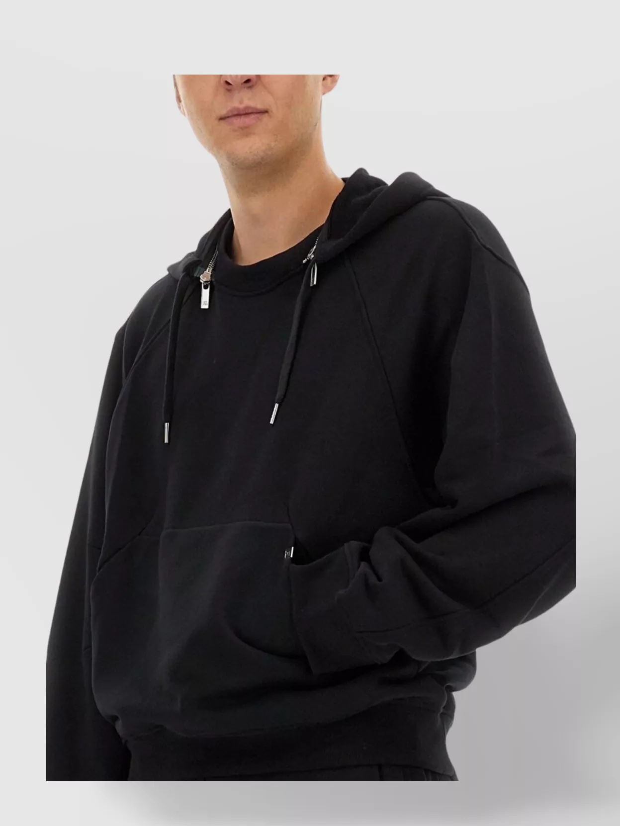Helmut Lang Hoodie With Drawstring Hood And Kangaroo Pocket