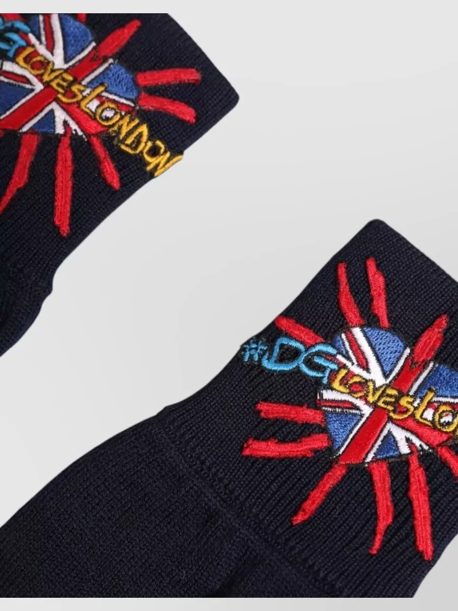 Dolce&Gabbana Wool Knit Mitten Gloves